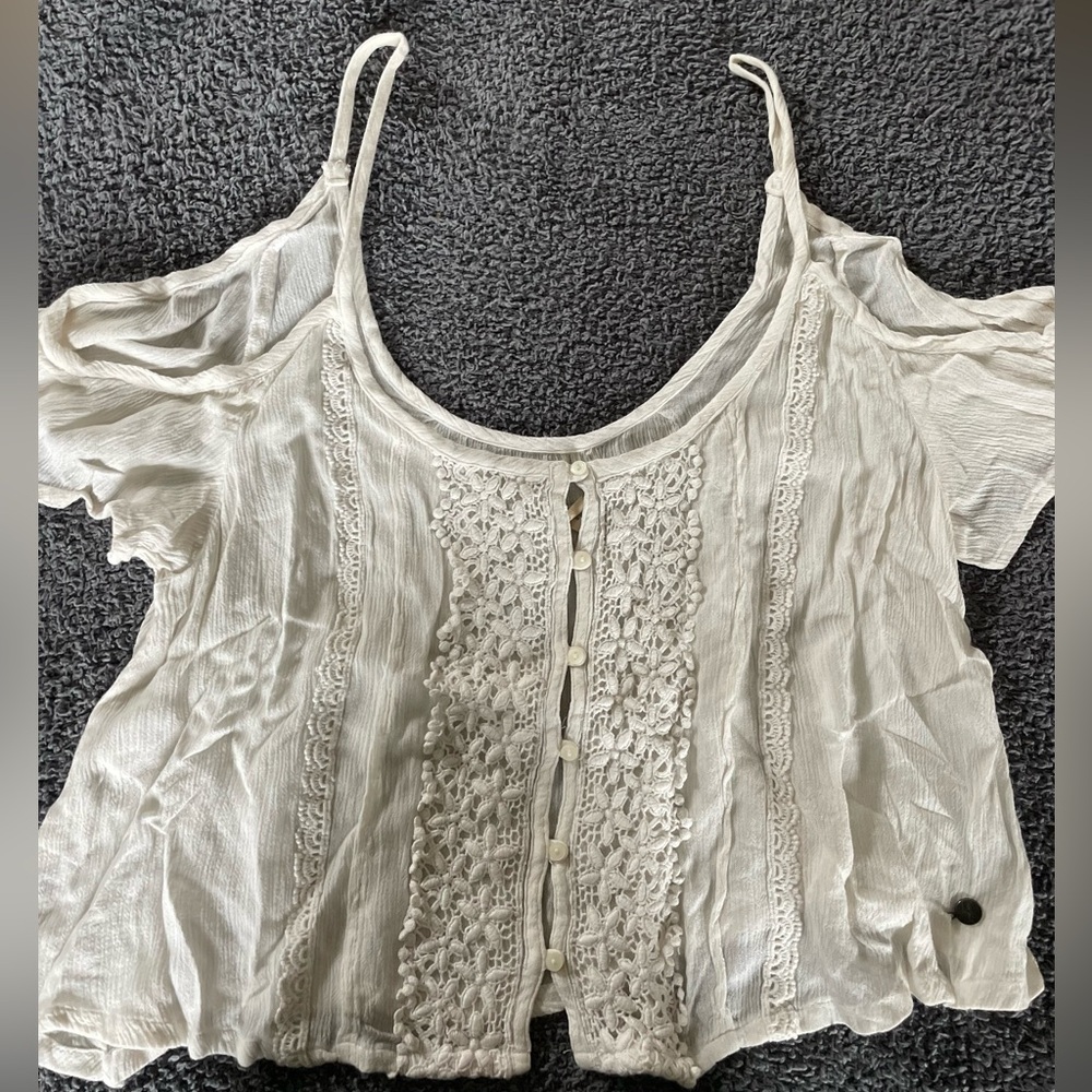 Hollister Off the Shoulder Shirt